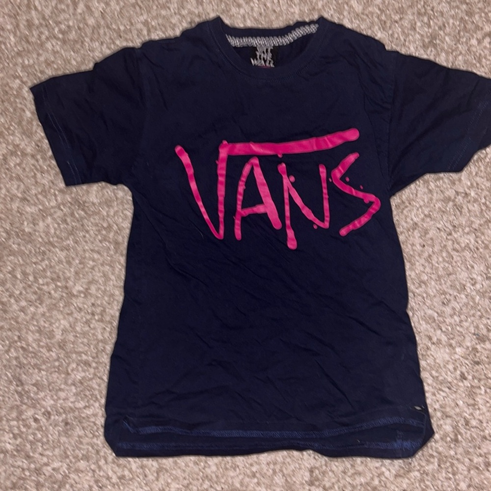 Vans Off The Wall Graffiti Style Print and Design on Both Sides (front & back)